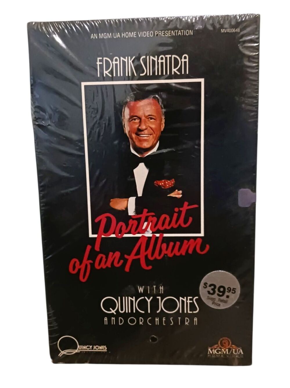 FRANK SINATRA PORTRAIT OF AN ALBUM QUINCY JONES & ORCHESTRA VHS 1986 NEW SEALED